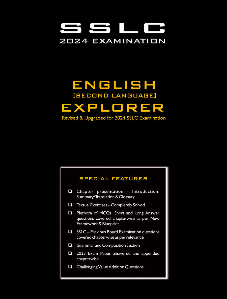 Zen SSLC English 2nd Language Explorer 2024