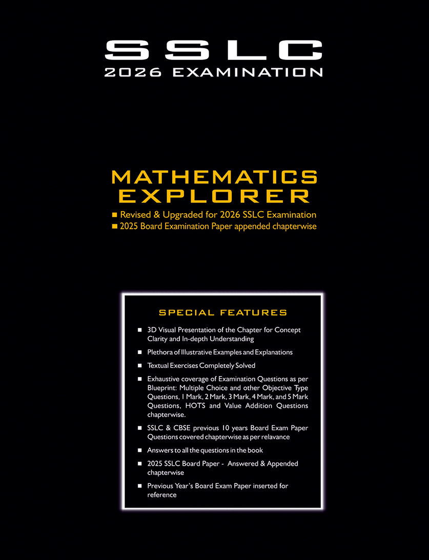 Zen SSLC Mathematics Explorer Book 2026