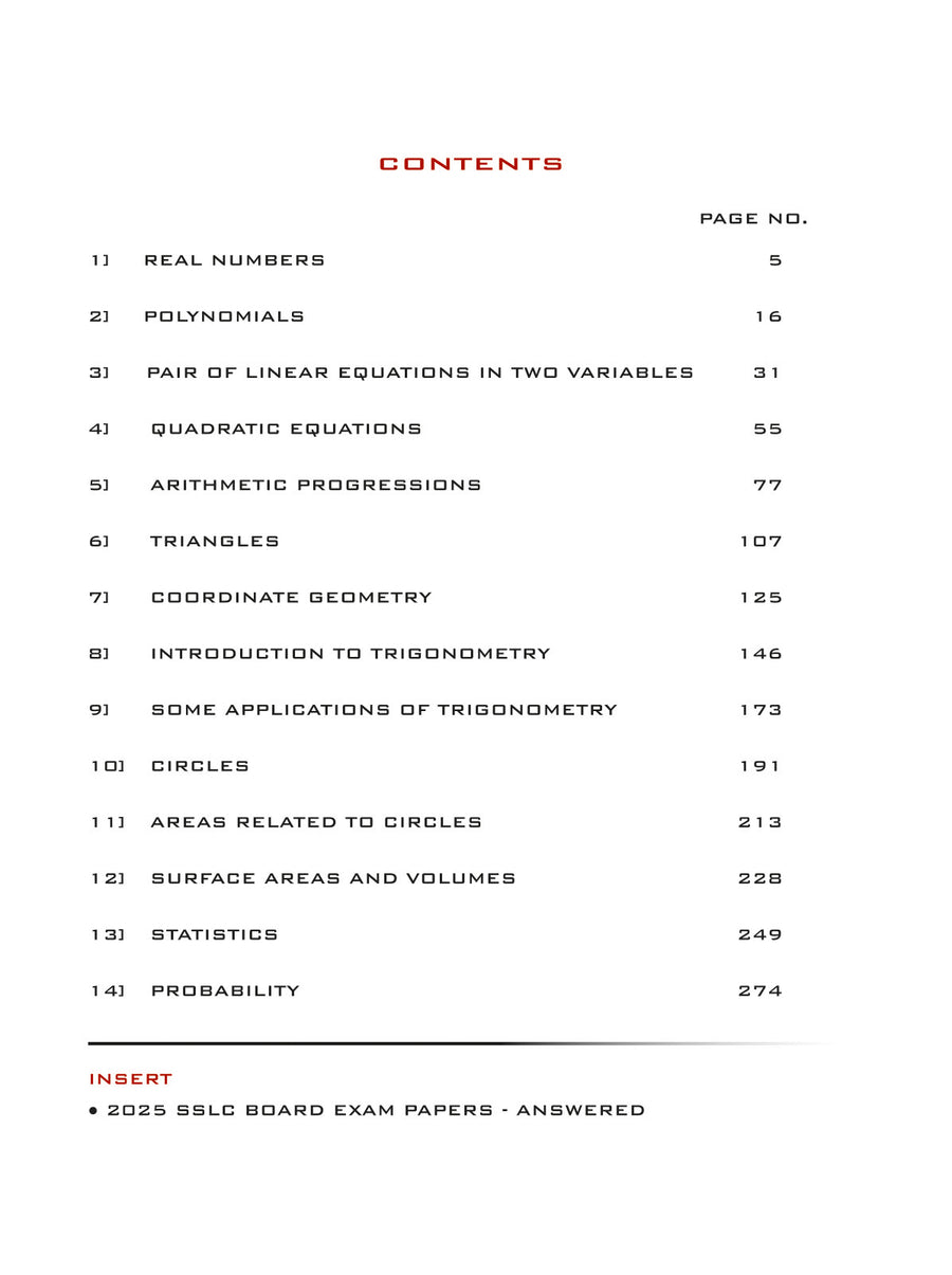 Zen SSLC Mathematics Explorer Book 2026