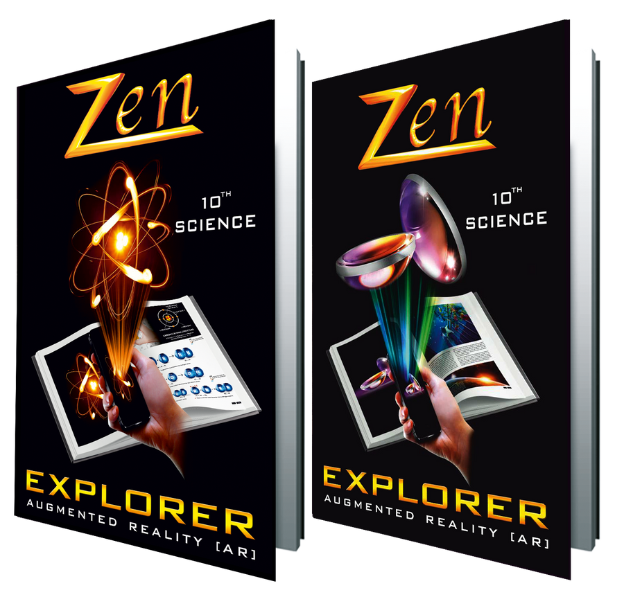 Zen SSLC Science Explorer Books [2 Volumes] - Augmented Reality Books + Demo App] Explorer