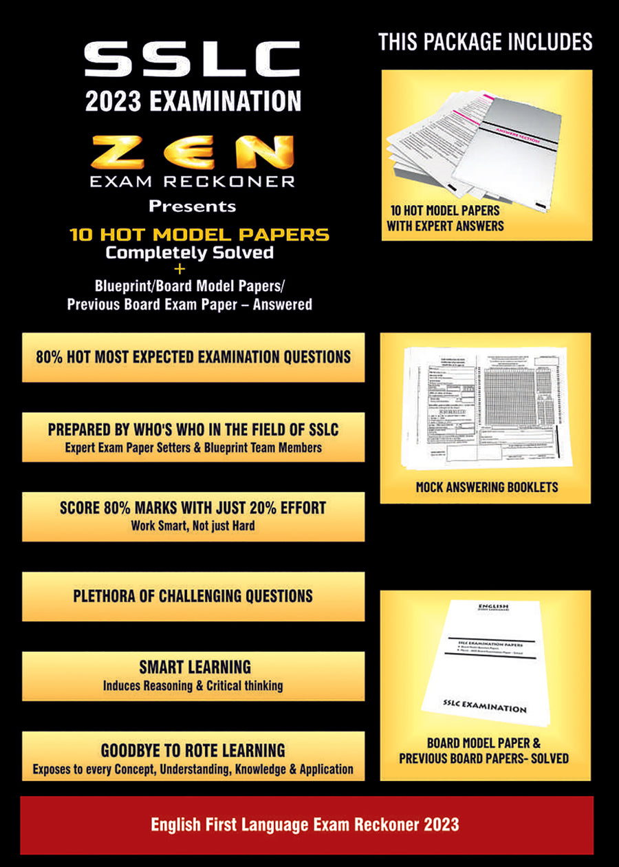 Zen English 1st Language Exam Reckoner 2023
