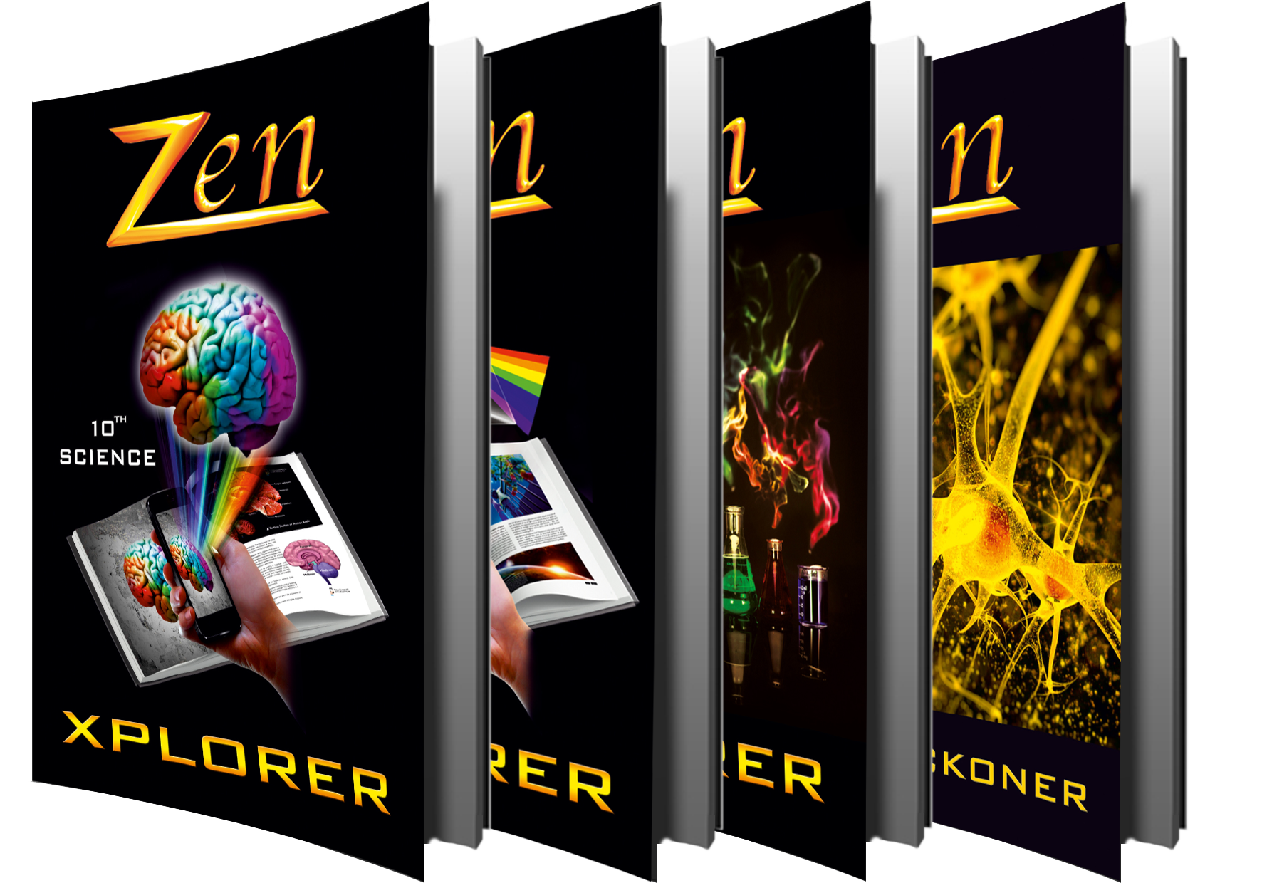 Science Zen Science Xplorer – Vol 1, 2, 3 (with Free Zen AR App) – 10th (CBSE ...