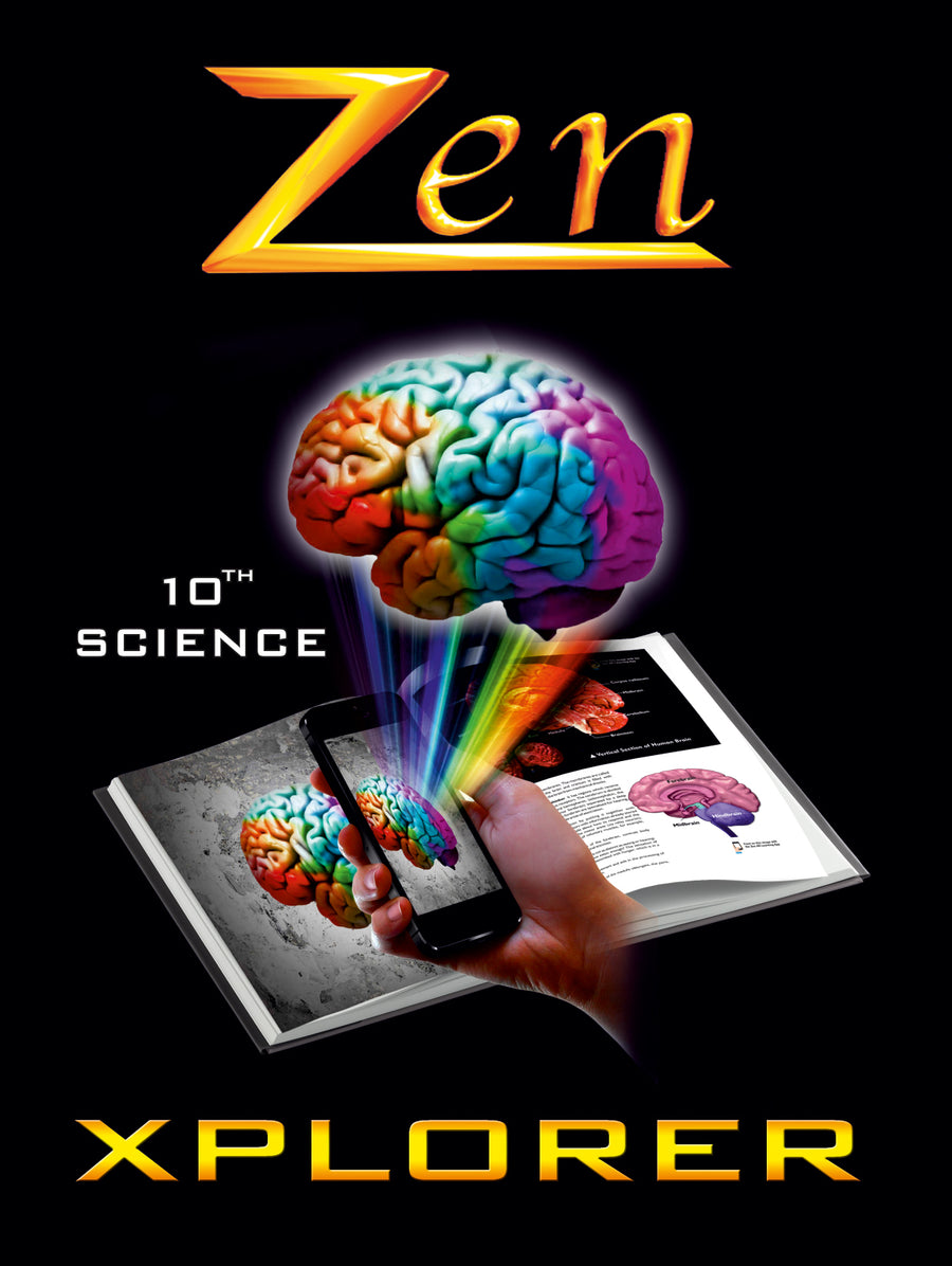 Goa Zen Science Xplorer - Vol 1, 2, 3 & 4 (with Free Zen AR App) - 10th (CBSE)